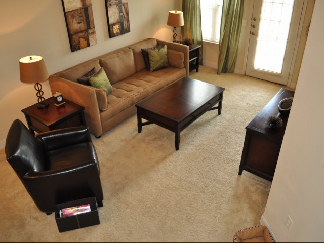 image of a furnished corporate housing apartment at lafayette gardens apartments in lafayette la