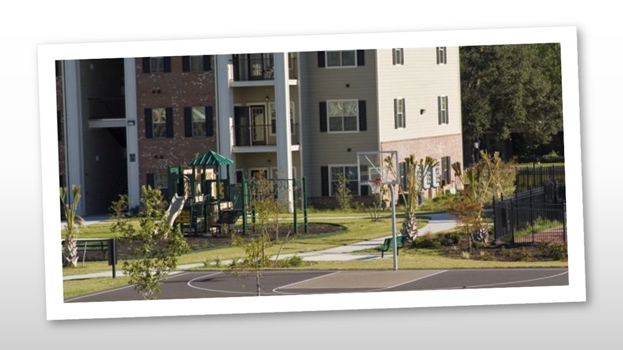 Views of the kids park and basketball court - lafayette gardens - pet friendly apartments in lafayette la